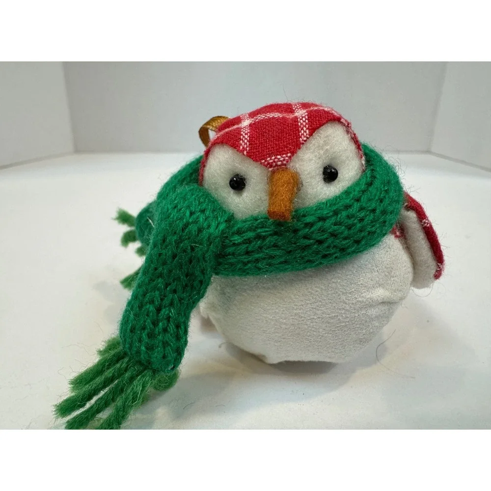 Set of 2 Target Featherly Friends 2017 Winter Bird Ornaments Red Christmas Decor